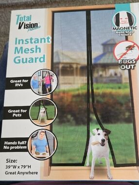 Instant Mesh Guard - Black 39"x 79"